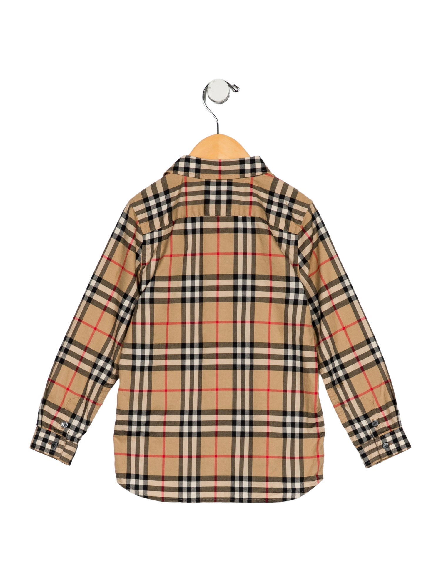 Burberry toddelr boys' neutral multicolored top