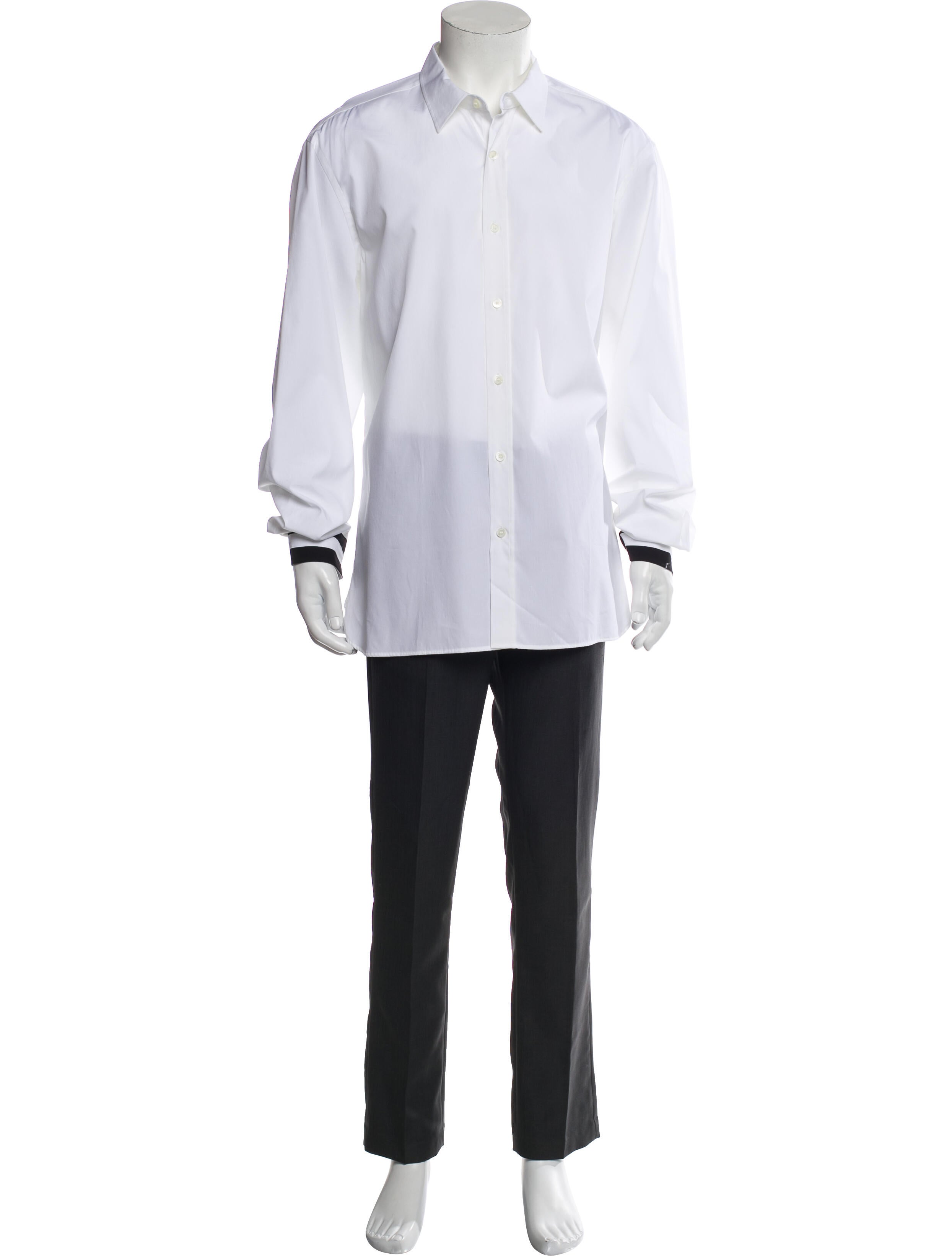 Burberry Signature Logo Long Sleeve Dress Shirt