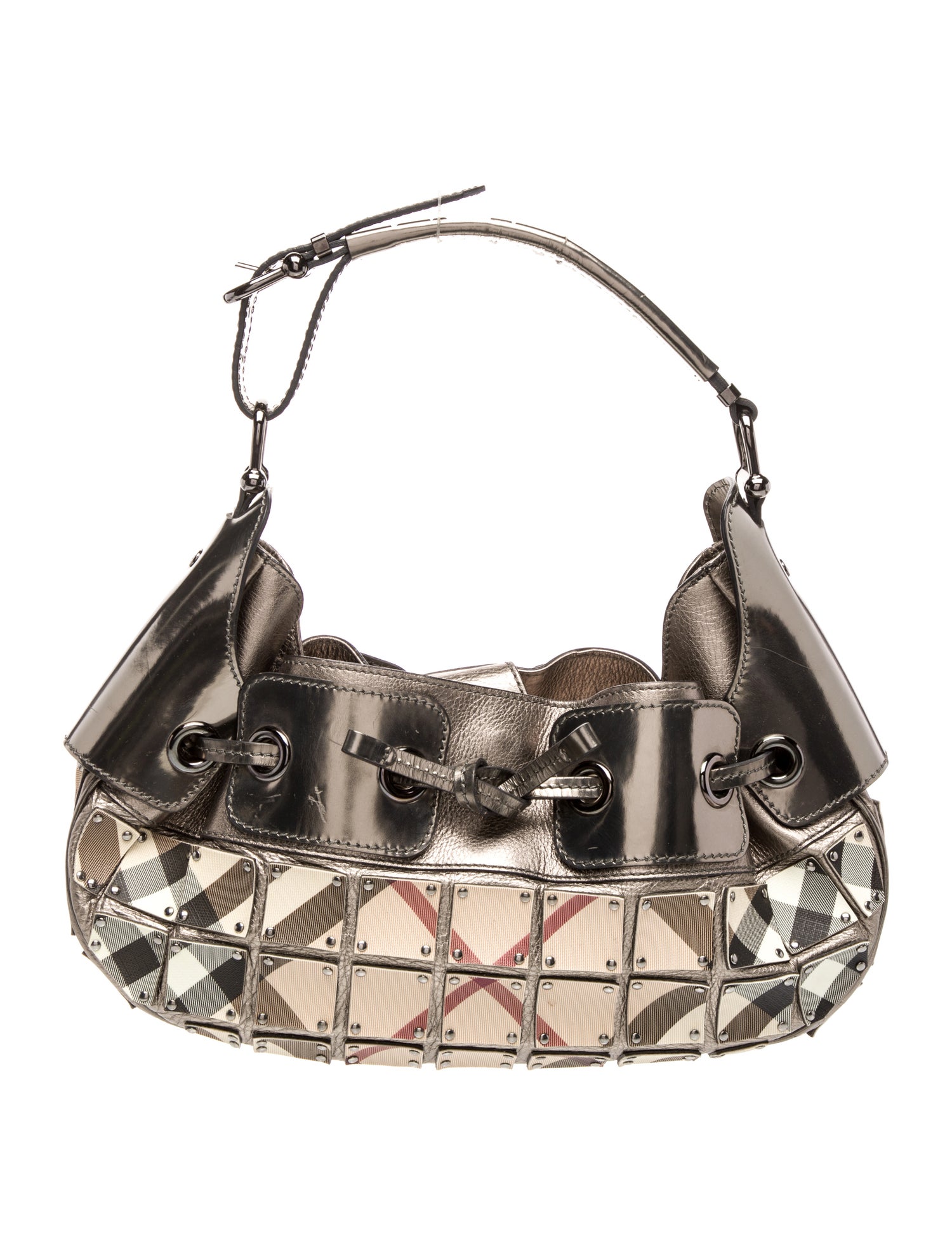 Burberry Super Nova Check Shoulder Bag