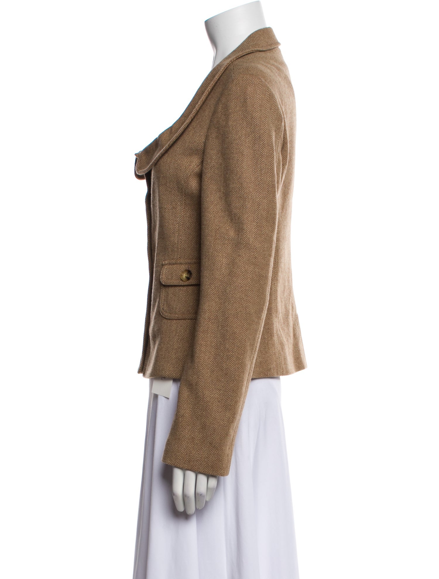 Burberry London Wool Tweed Pattern Jacket