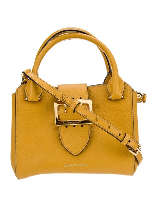 Burberry House Check Soft Grain Calfskin Tote Small