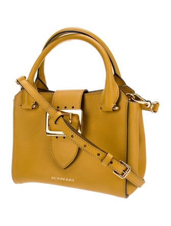 Burberry House Check Soft Grain Calfskin Tote Small