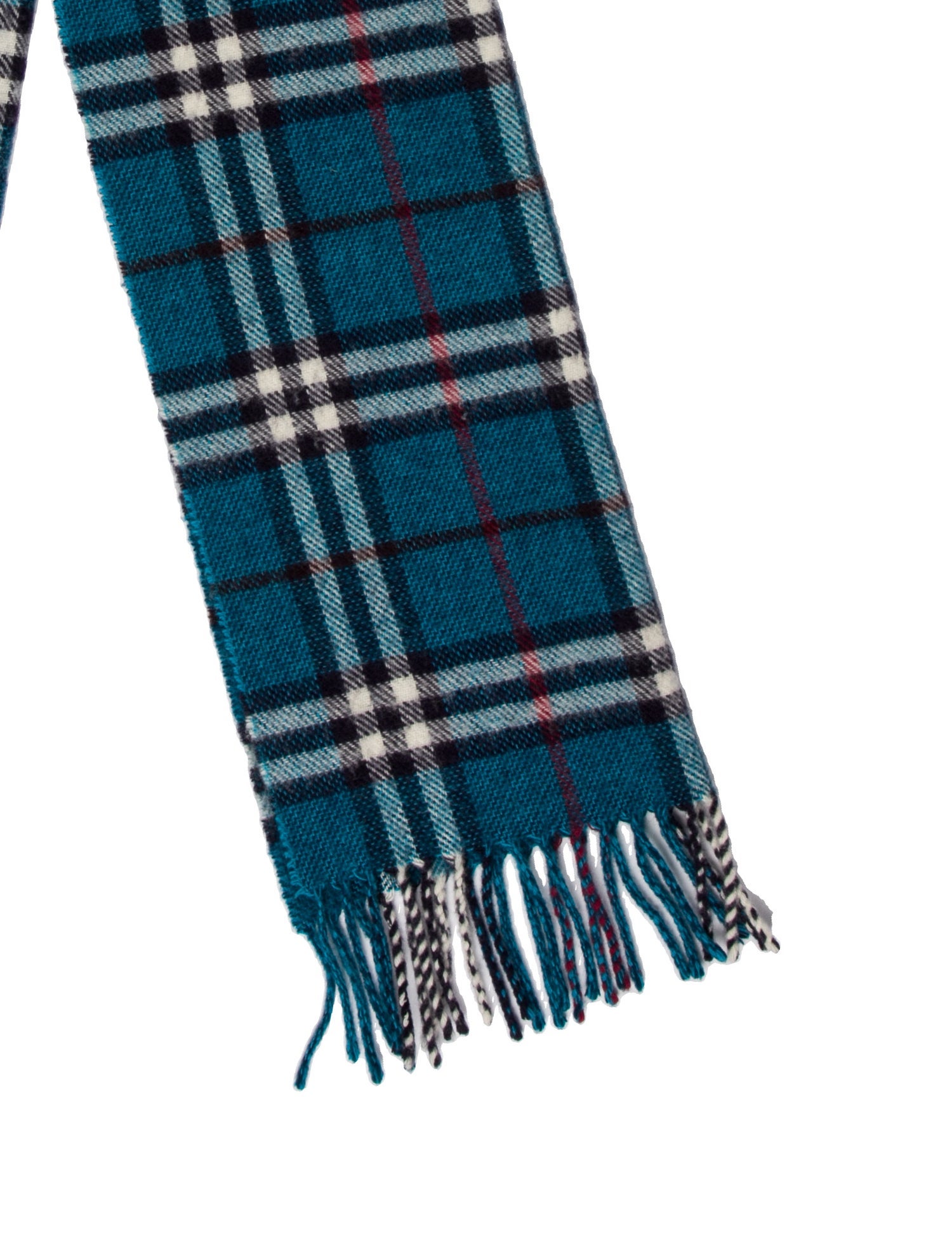 Burberry Merino Wool Nova Check Pattern Scarf
