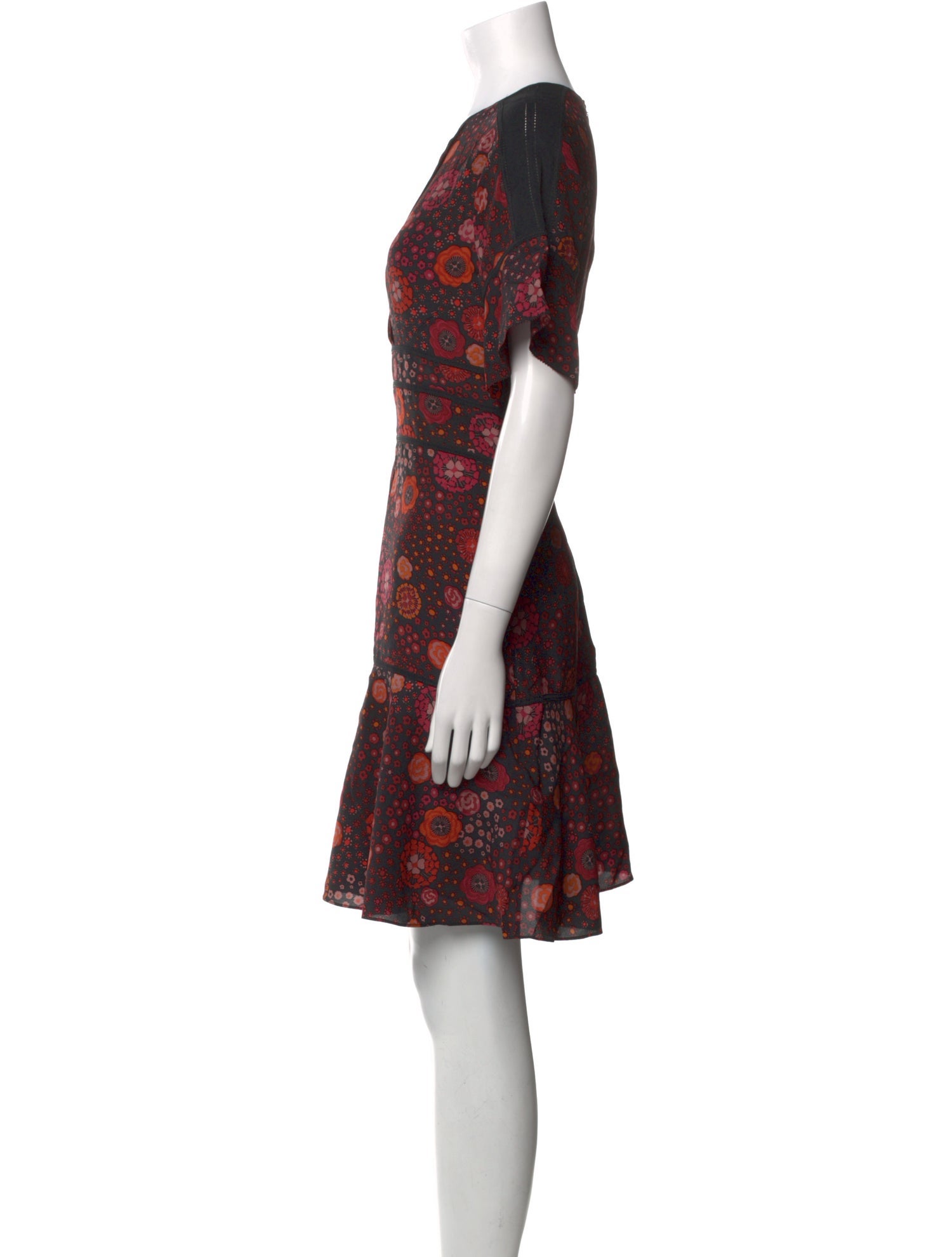 Burberry Silk Knee-Length Dress