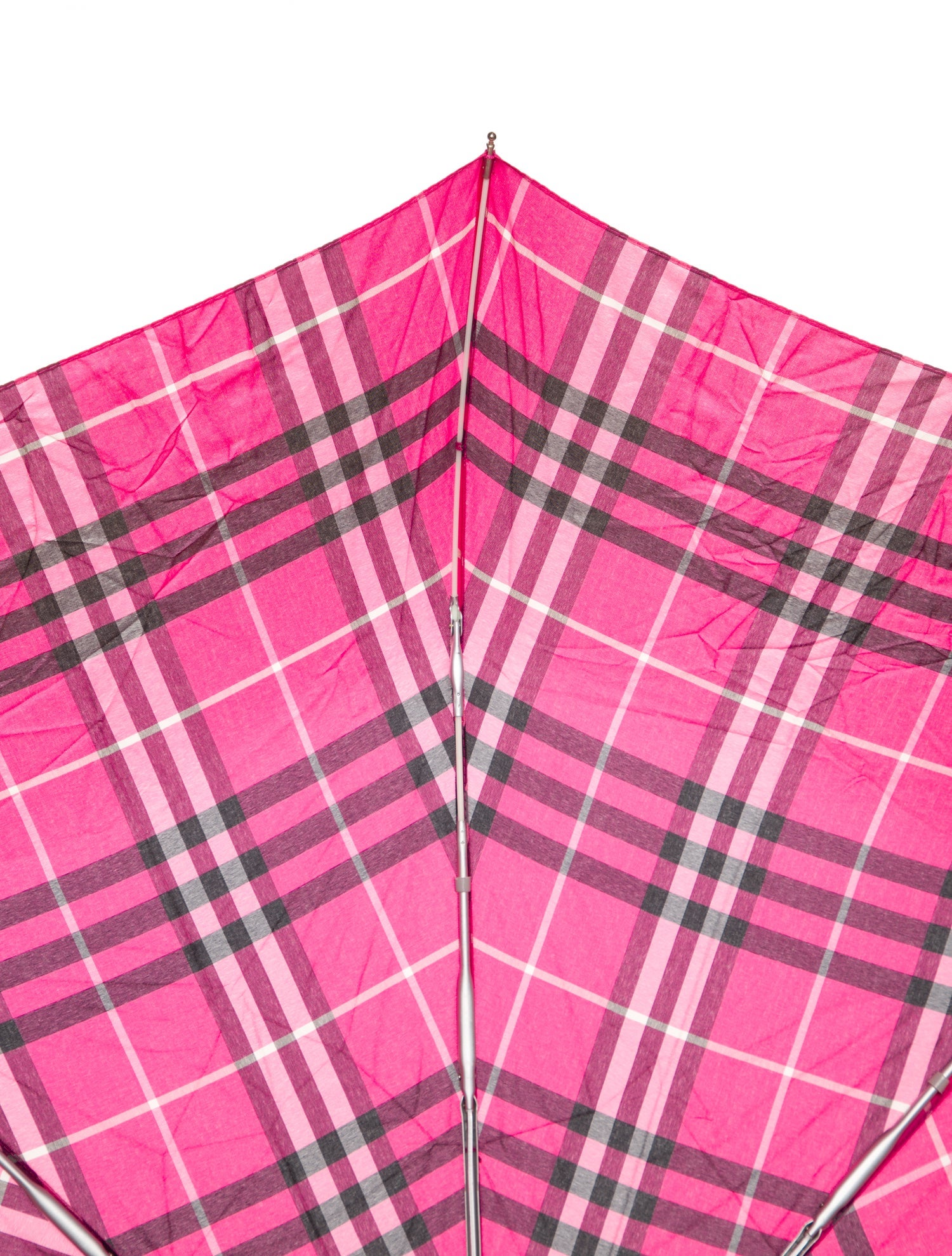 Burberry Pink Pattern Printed Nylon Umbrella