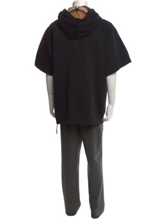 Burberry Exploded Check Pattern Crew Neck Hoodie