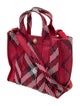 Burberry House Check Knit Tote Mini