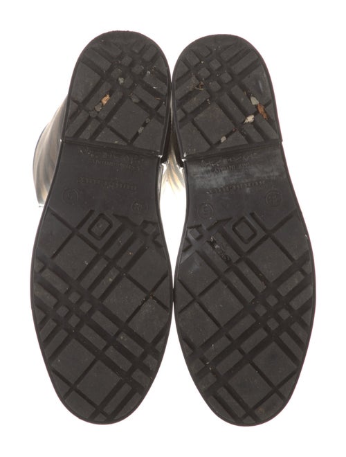 Burberry Plaid Print Rain Boots