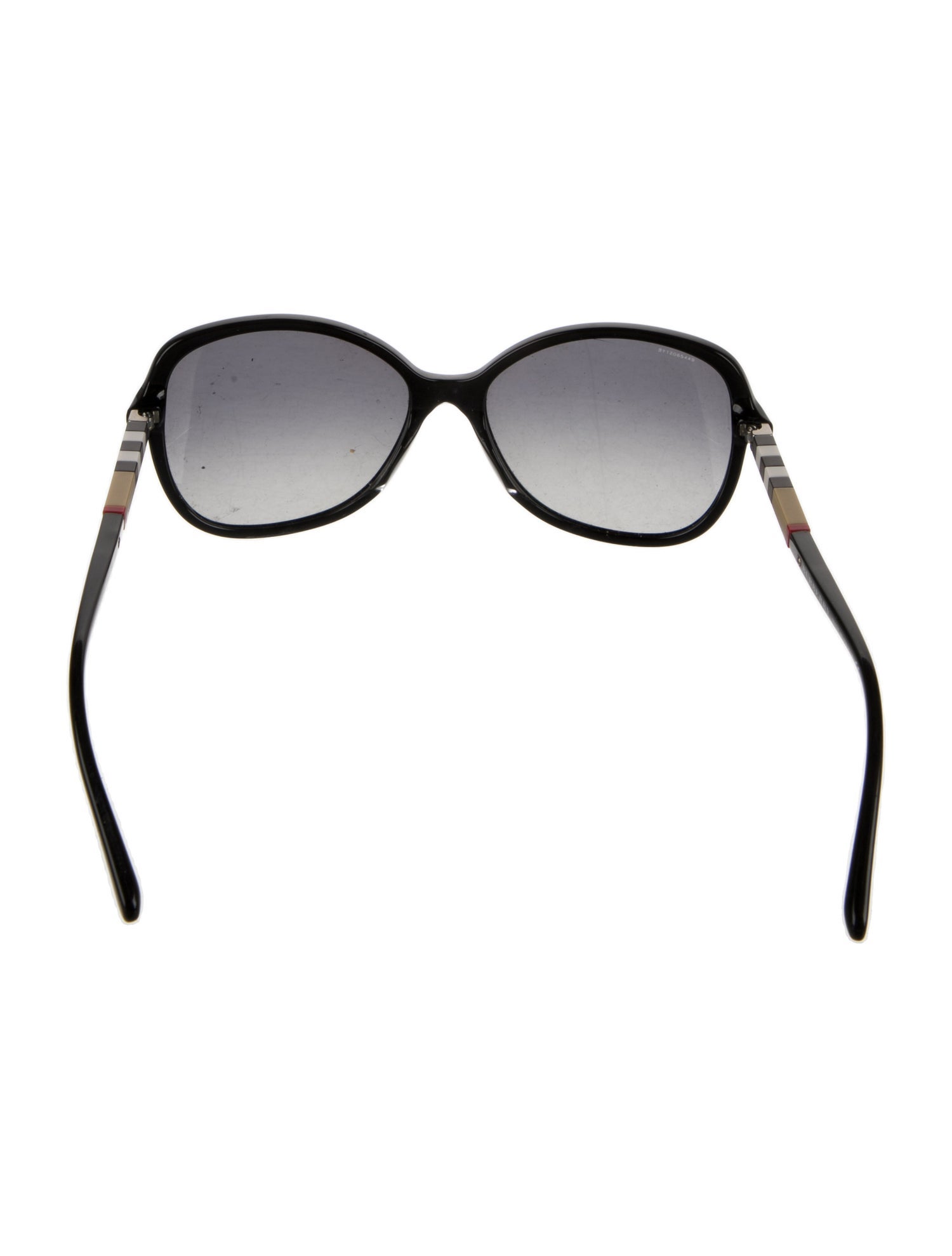 Burberry House Check Pattern Oversize Sunglasses