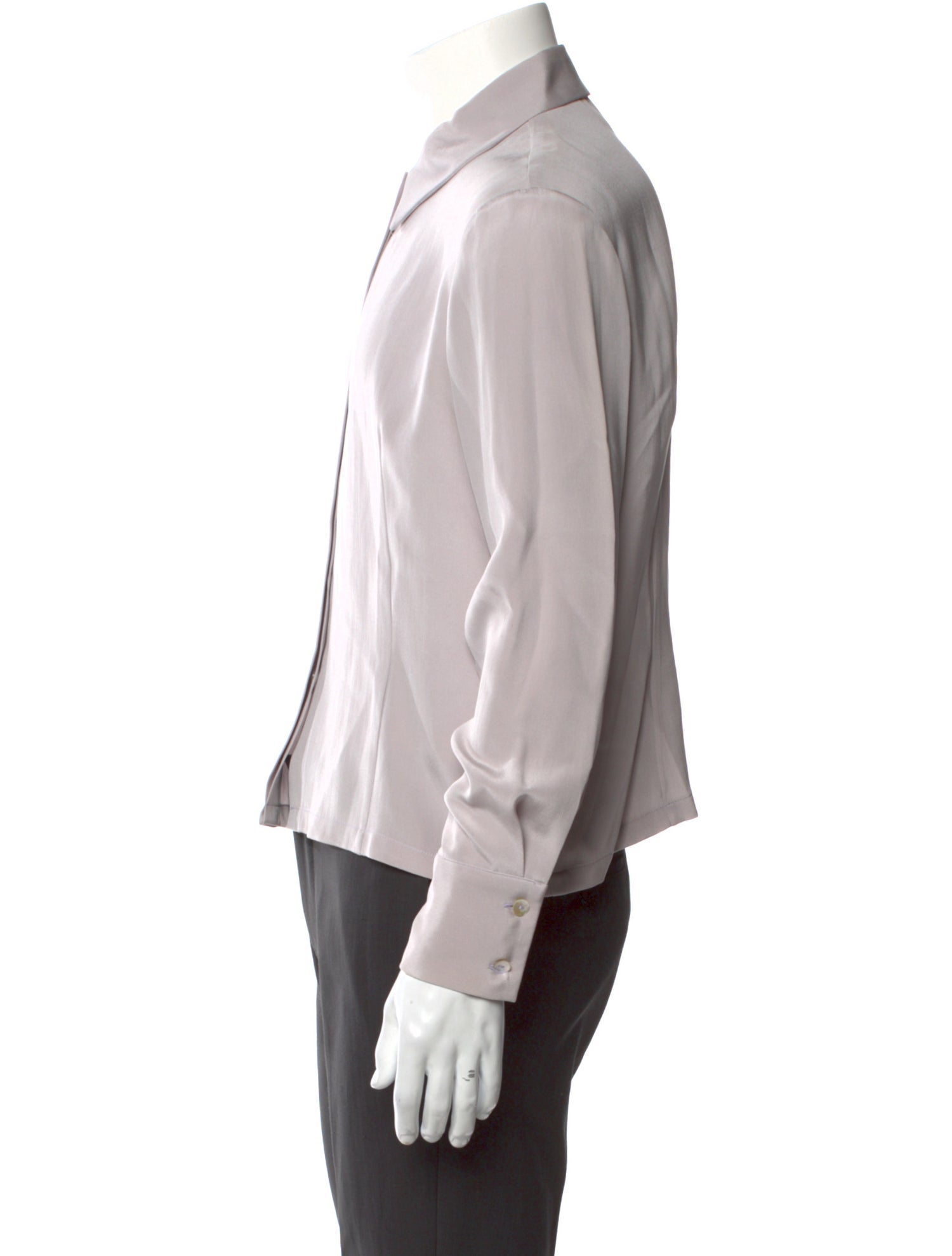 Burberry Nova Check Pattern Silk Shirt