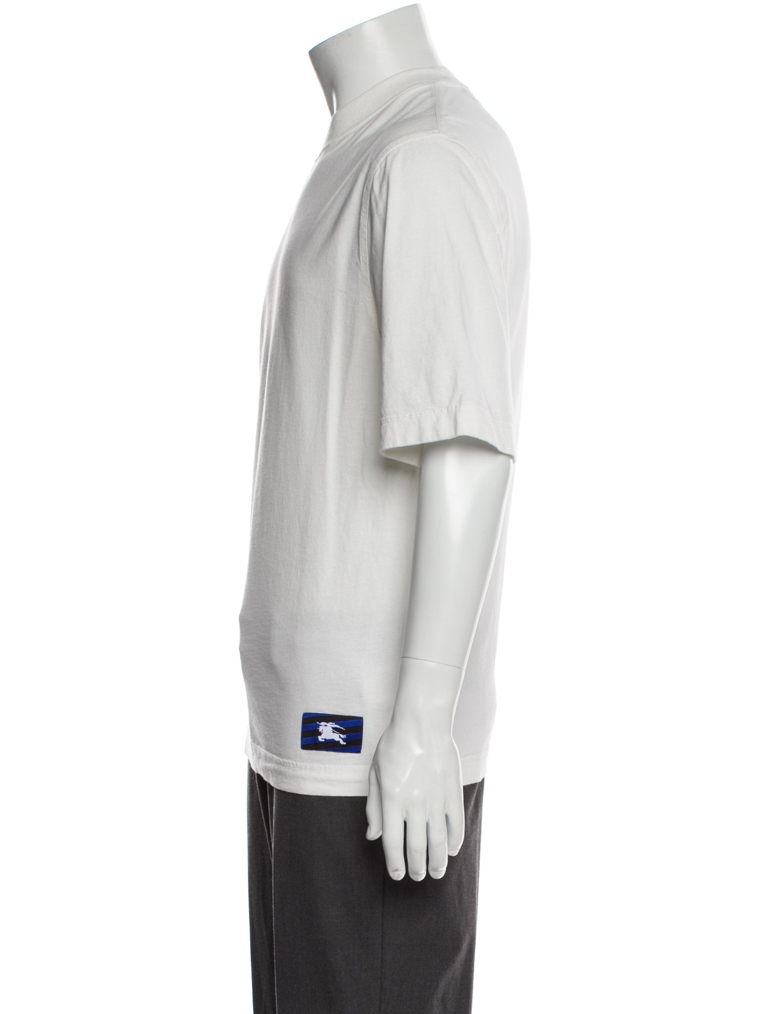 Burberry Nova Check Pattern Crew Neck T-Shirt