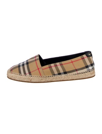 Burberry Canvas Printed Espadrilles
