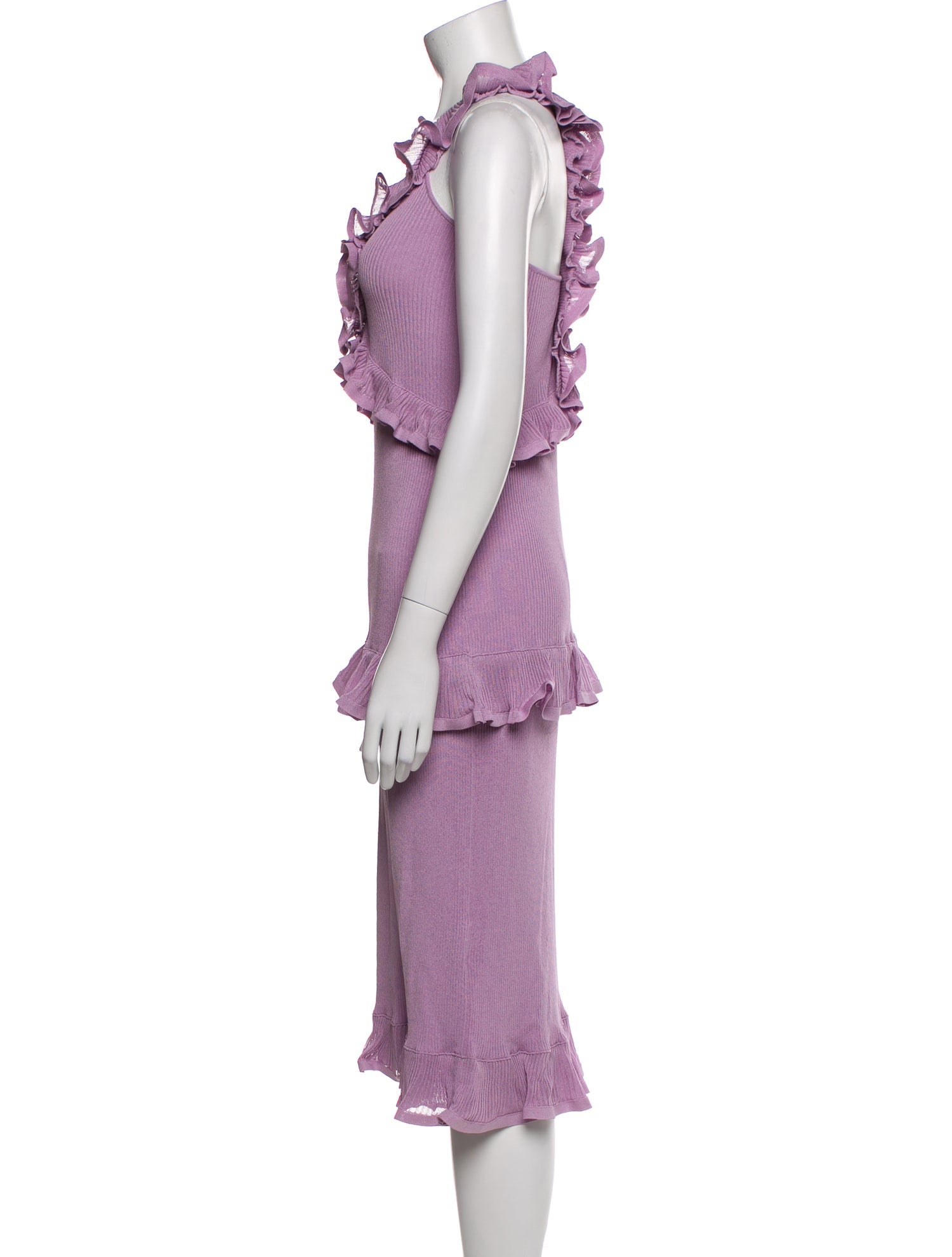 Burberry Silk Midi Length Dress w/ Tags