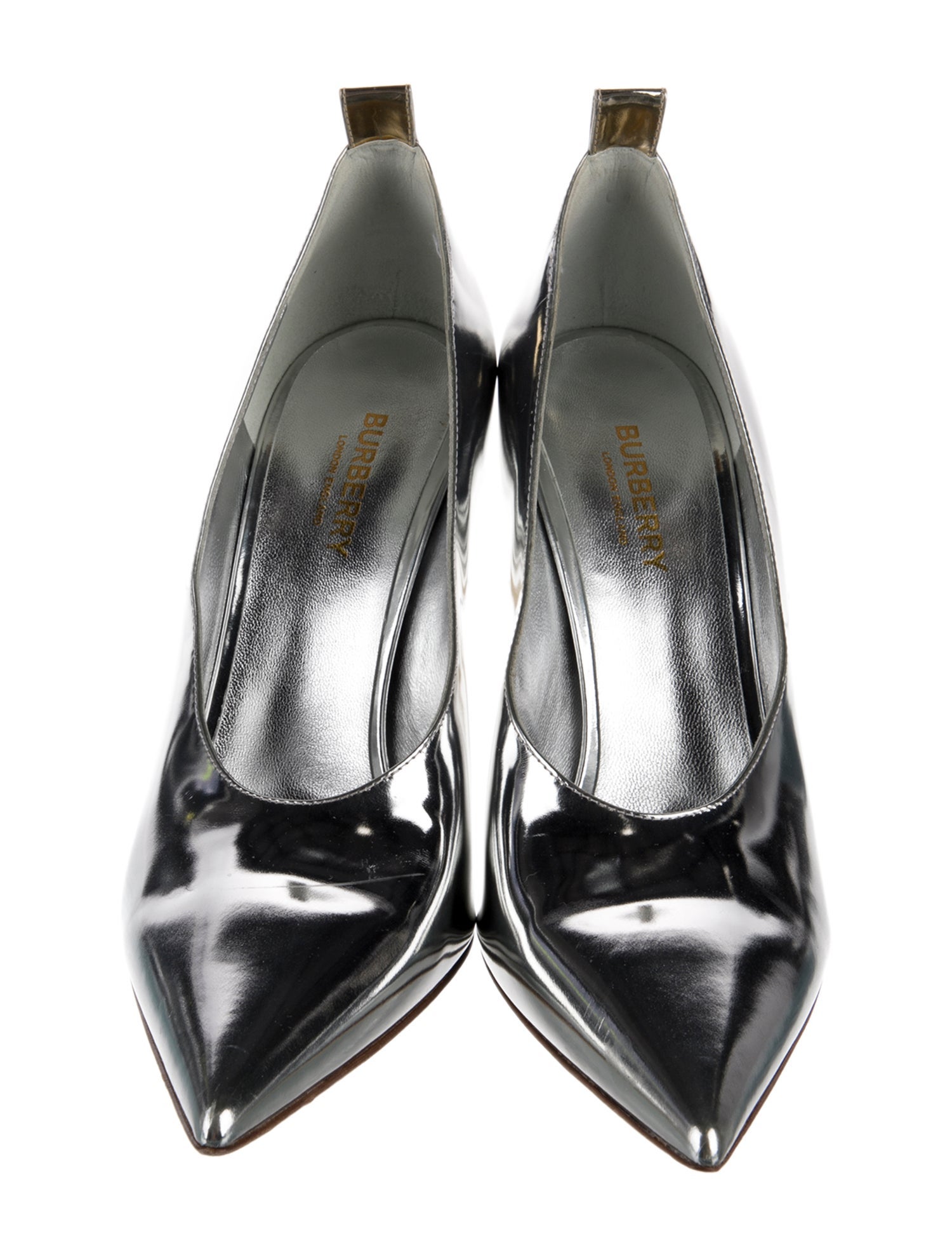 Burberry Leather Slingback Pumps