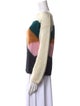 Burberry Mohair Colorblock Pattern Sweater