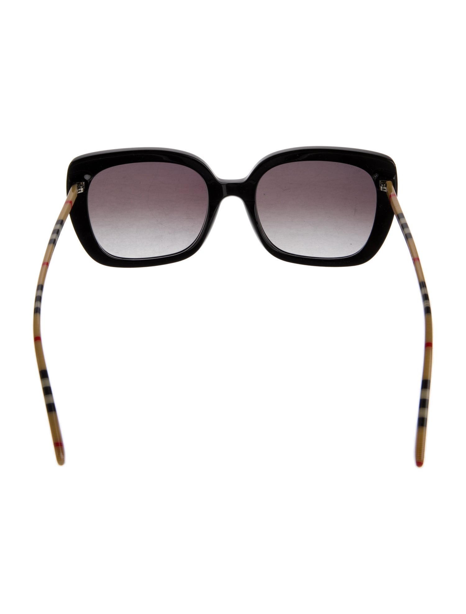 Burberry House Check Pattern Square Sunglasses