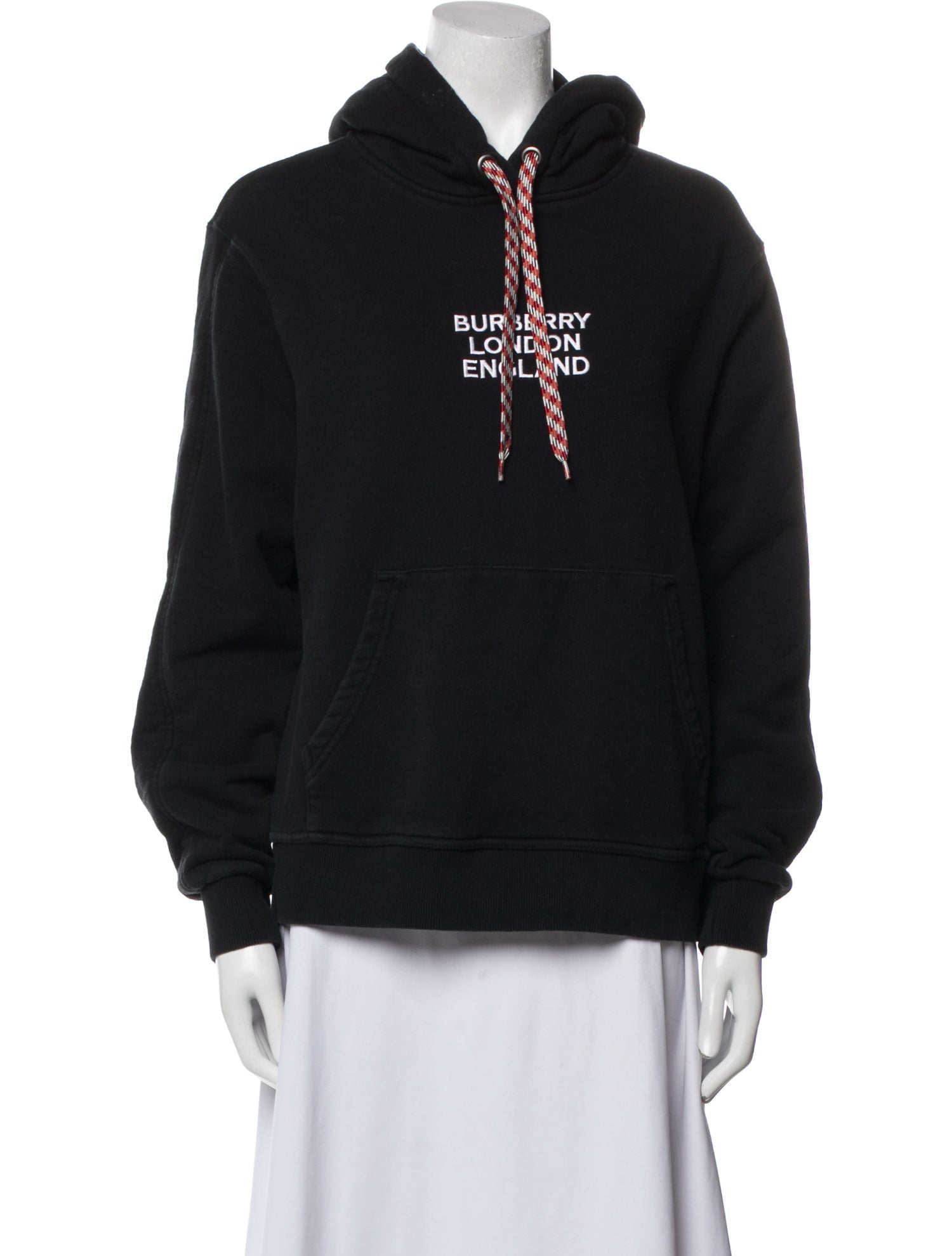 Burberry Graphic Print Mock Neck Sweater