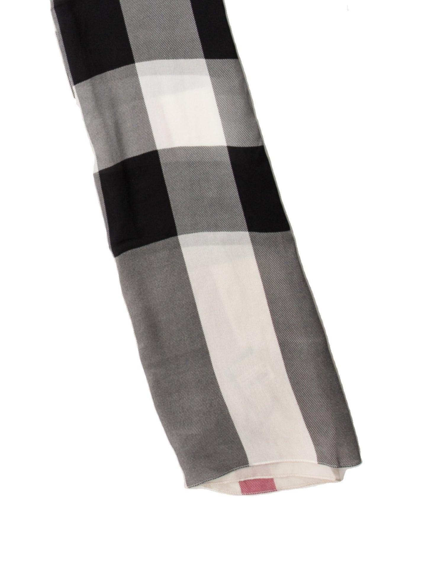 Burberry Silk Plaid Print Scarf w/ Tags