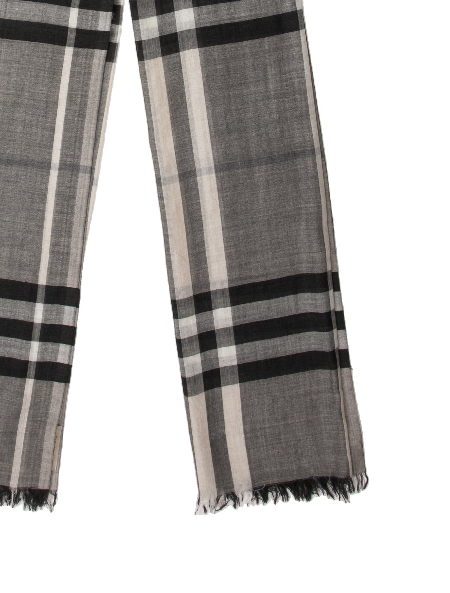 Burberry Virgin Wool Striped Scarf