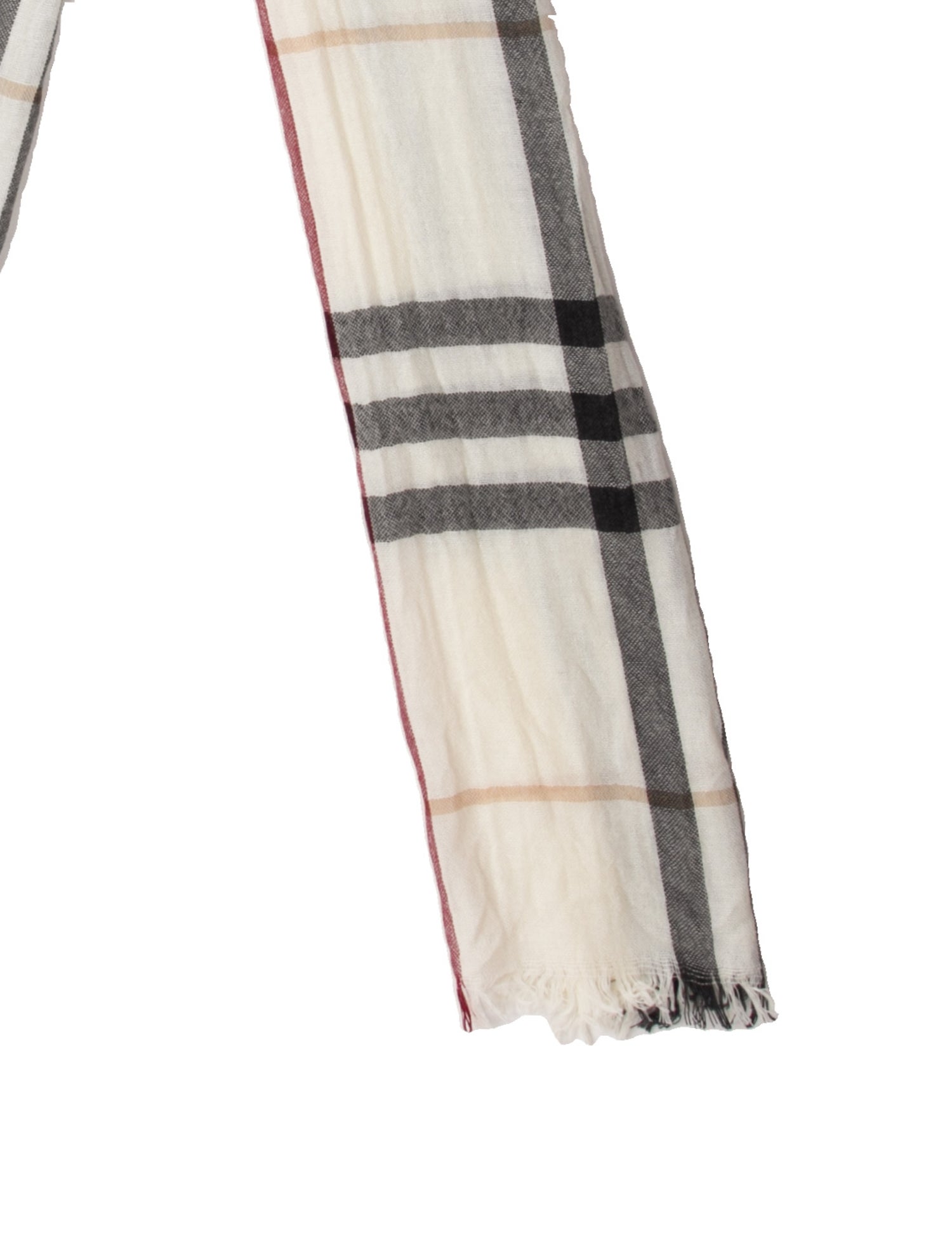 Burberry Merino Wool Striped Scarf w/ Tags