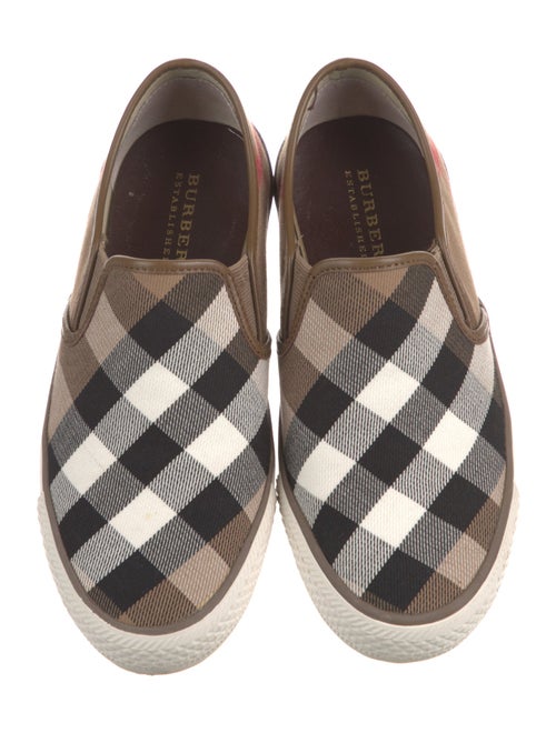 Burberry House Check Pattern Canvas Sneakers