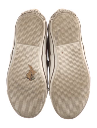 Burberry House Check Pattern Canvas Sneakers