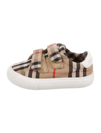Burberry Toddler Boys'  Printed Check Slip On Sneakers