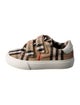 Burberry Check Low Top Shoes