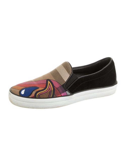 Burberry Canvas Printed Loafers