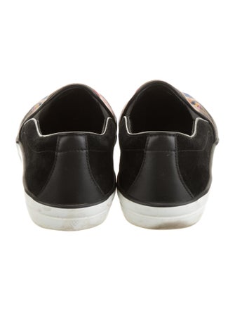 Burberry Canvas Printed Loafers