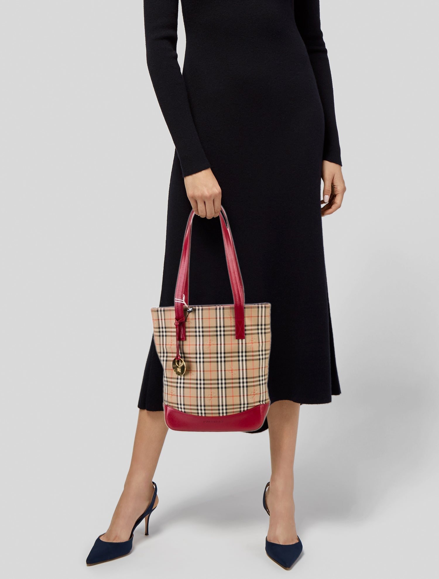 Burberry Canvas Bucket Bag