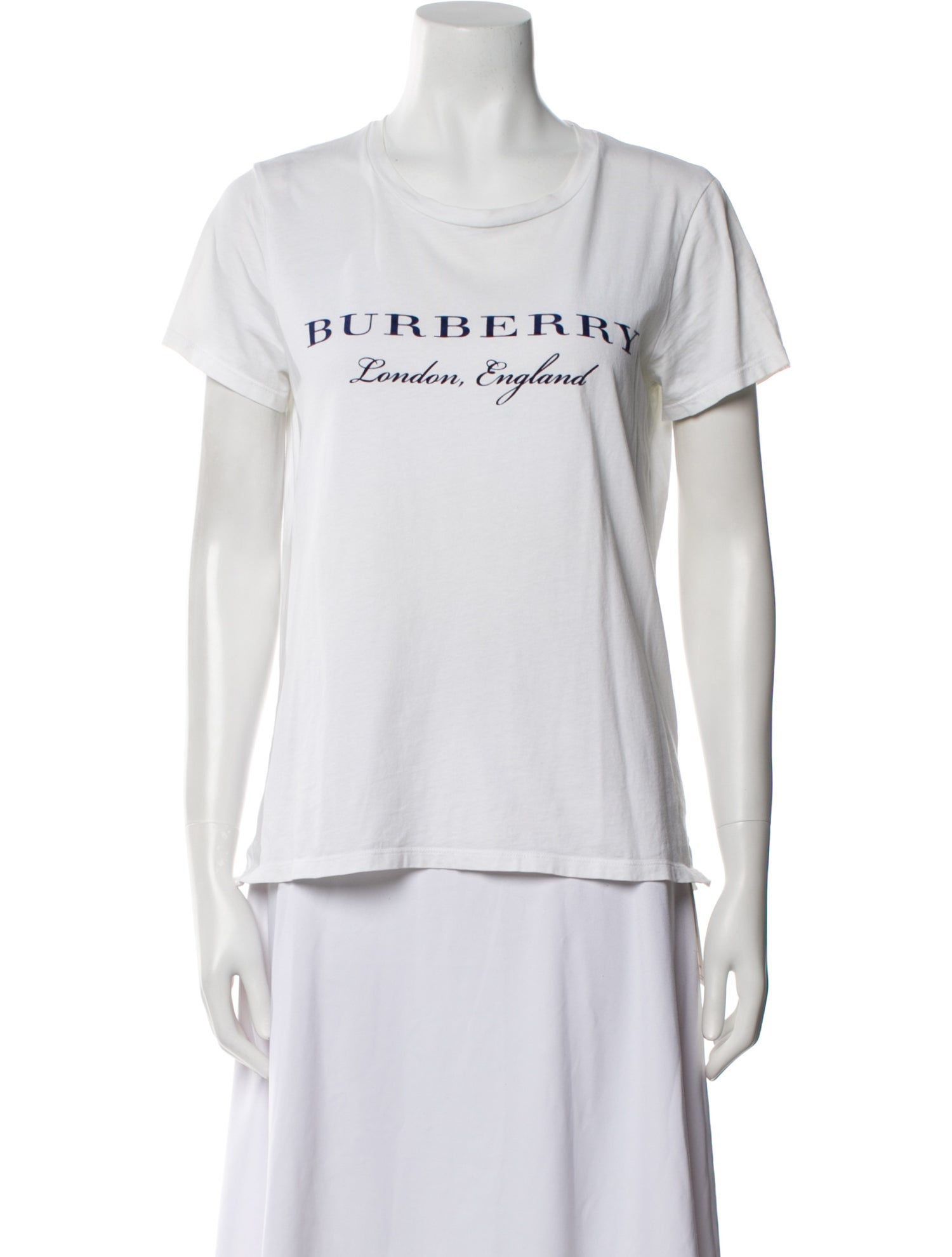 Burberry Graphic Print Crew Neck T-Shirt