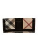 Burberry Nova Check Pattern Continental Wallet