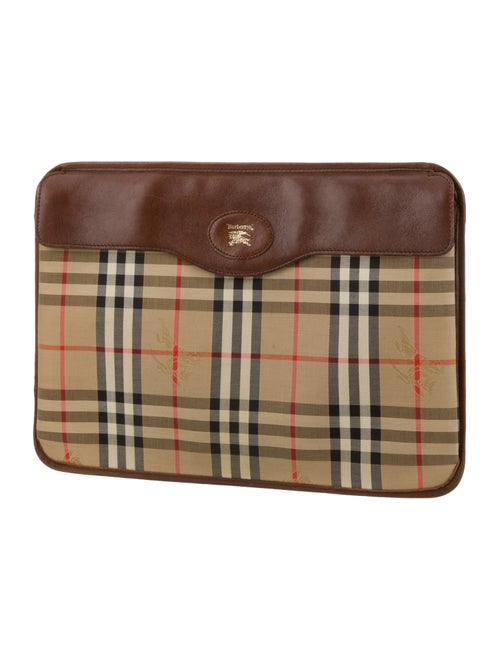 Burberry's Canvas Flat Document Pouch