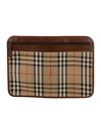 Burberry's Canvas Flat Document Pouch