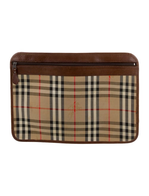 Burberry's Canvas Flat Document Pouch