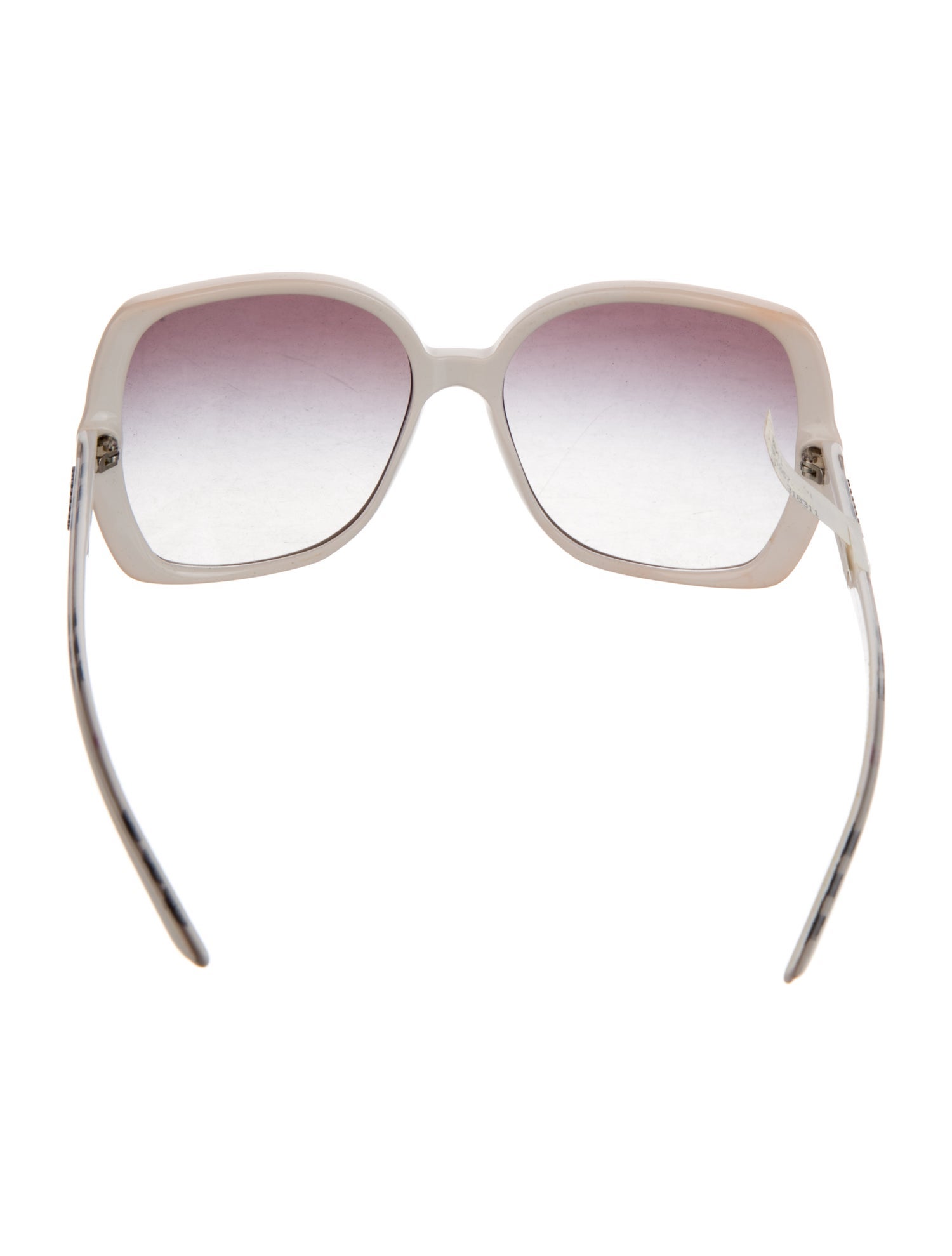 Burberry Nova Check Pattern Oversize Sunglasses