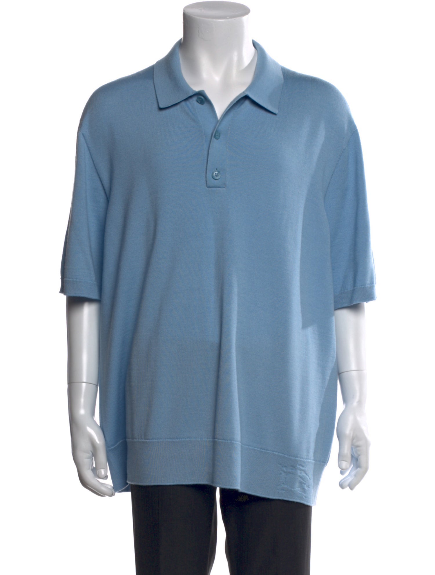 Burberry Wool Collar Polo Shirt