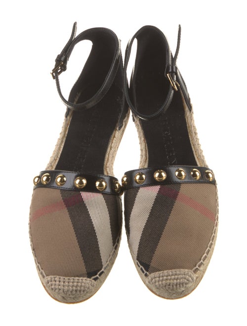 Burberry House Check Pattern Canvas Espadrilles