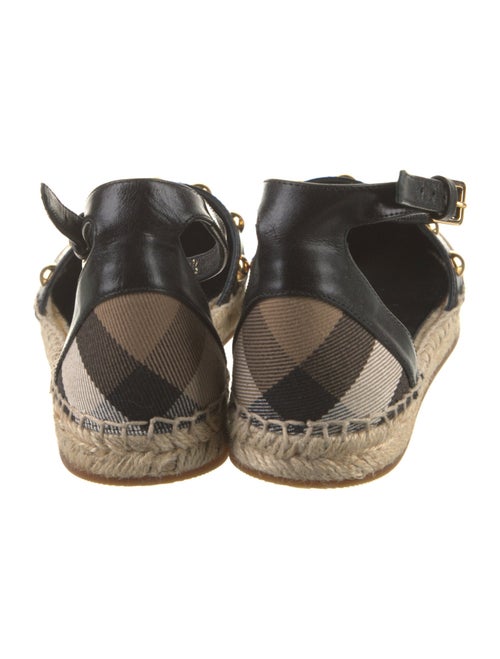 Burberry House Check Pattern Canvas Espadrilles