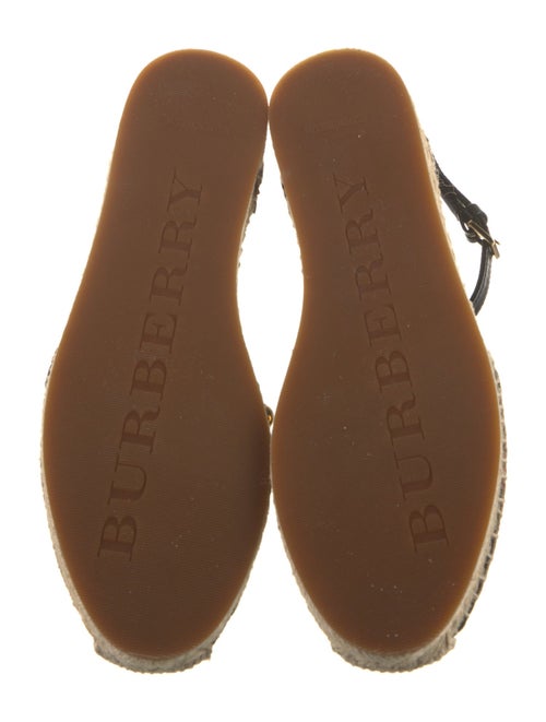 Burberry House Check Pattern Canvas Espadrilles