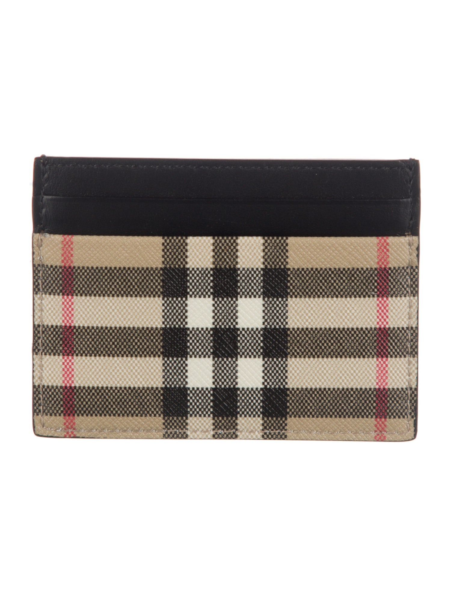 Burberry House Check Pattern Card Holder