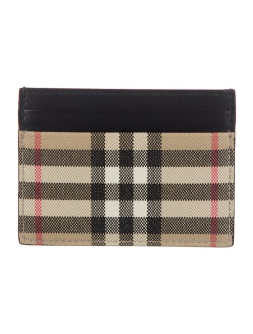 Burberry House Check Pattern Card Holder