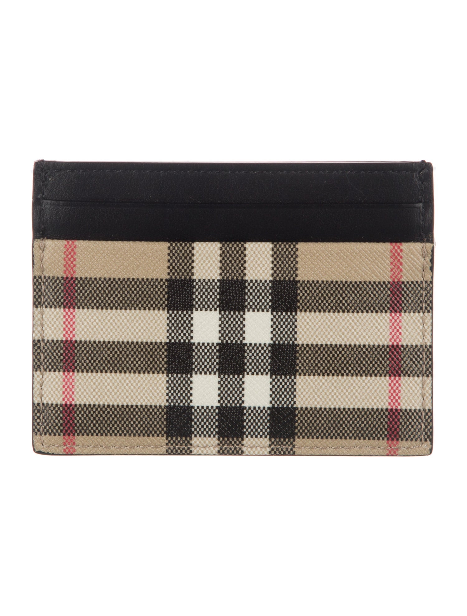 Burberry House Check Pattern Card Holder