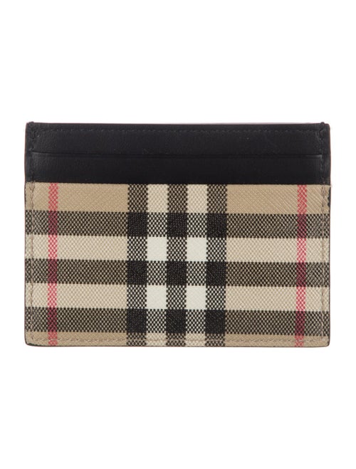 Burberry House Check Pattern Card Holder