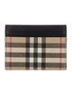 Burberry House Check Pattern Card Holder