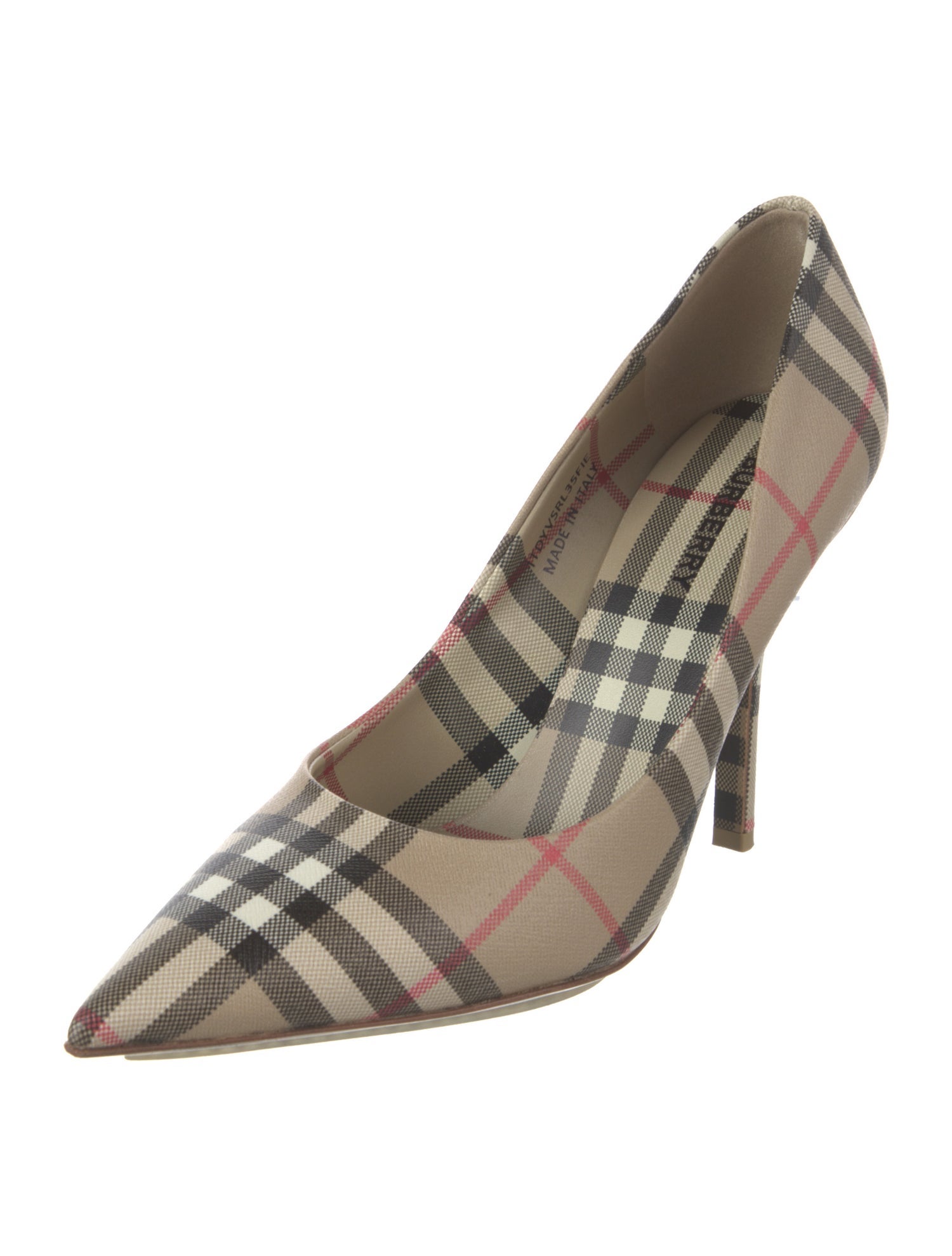 Burberry House Check Pattern Pumps