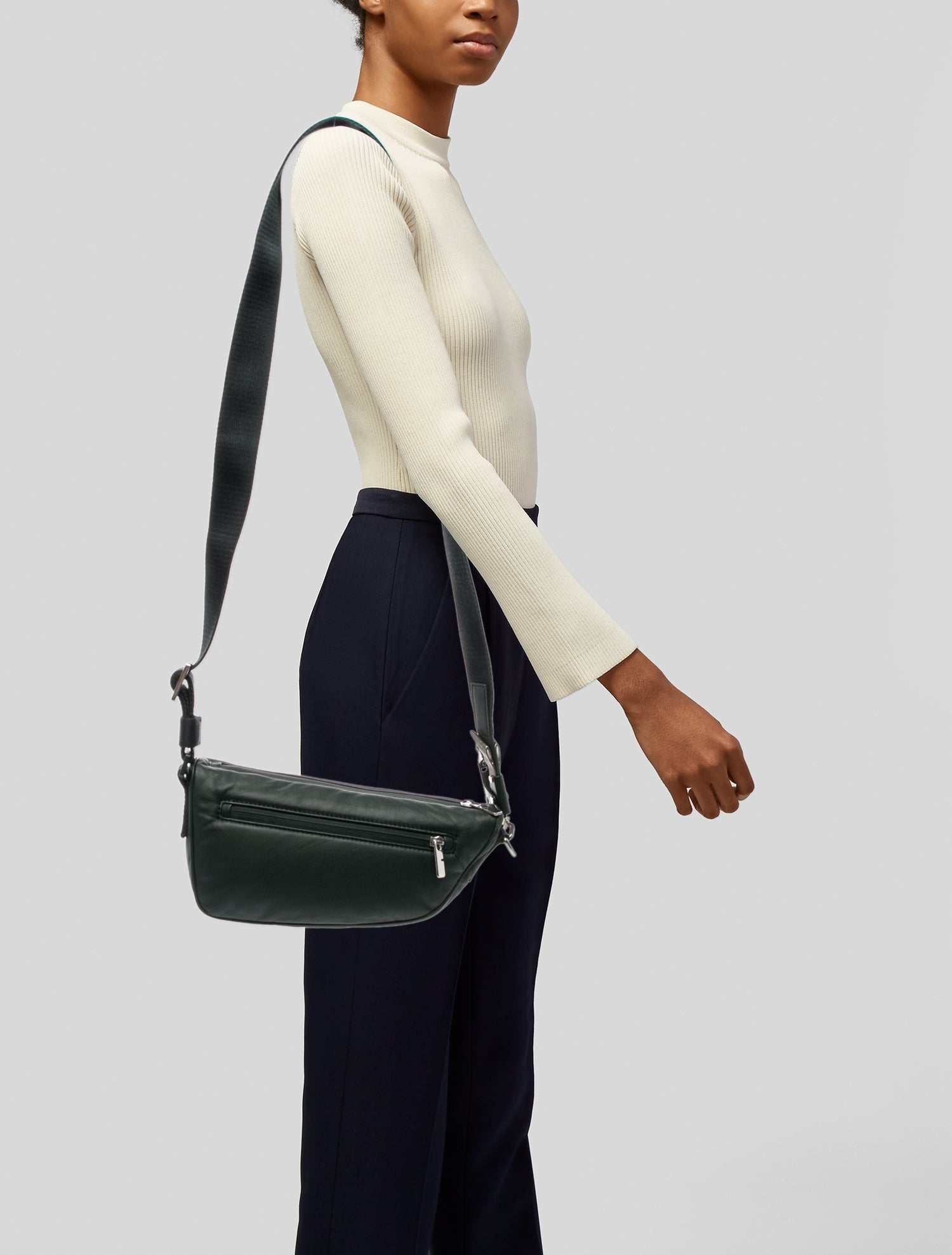 Burberry Leather Messenger Bag