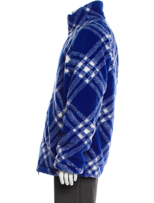 Burberry Plaid Print Jacket