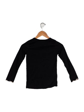 Burberry Solid Long Sleeve Top